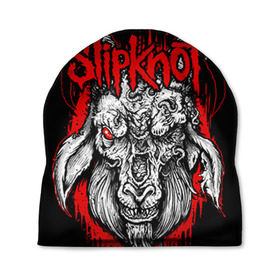 Шапка 3D с принтом Slipknot в городе Новоалтайск, 100% полиэстер | универсальный размер, печать по всей поверхности изделия | deth | rock | slipknot | маска | мрак | рок | слипнот | череп