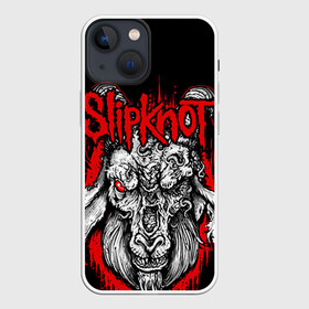 Чехол для iPhone 13 mini с принтом Slipknot в городе Новоалтайск,  |  | Тематика изображения на принте: deth | rock | slipknot | маска | мрак | рок | слипнот | череп
