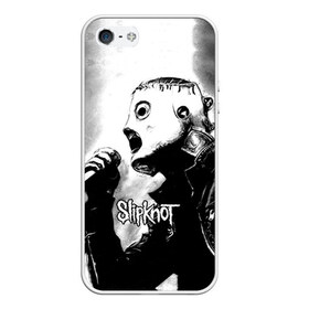Чехол для iPhone 5/5S матовый с принтом Slipknot в городе Новоалтайск, Силикон | Область печати: задняя сторона чехла, без боковых панелей | rock | slipknot | маска | мрак | рок | слипнот
