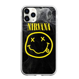 Чехол для iPhone 11 Pro матовый Nirvana: в городе Новоалтайск, Силикон | | cobain | curt | nirvana | rock | smile | кобейн | курт | рок | смайл
