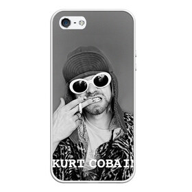 Чехол для iPhone 5/5S матовый с принтом Nirvana в городе Новоалтайск, Силикон | Область печати: задняя сторона чехла, без боковых панелей | cobain | curt | nirvana | rock | кобейн | курт | рок