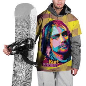 Накидка на куртку 3D с принтом Nirvana в городе Новоалтайск, 100% полиэстер |  | cobain | curt | nirvana | rock | абстракт | кобейн | курт | рок