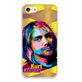 Чехол для iPhone 5/5S матовый с принтом Nirvana в городе Новоалтайск, Силикон | Область печати: задняя сторона чехла, без боковых панелей | cobain | curt | nirvana | rock | абстракт | кобейн | курт | рок