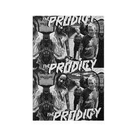 Обложка для паспорта матовая кожа с принтом The Prodigy в городе Новоалтайск, натуральная матовая кожа | размер 19,3 х 13,7 см; прозрачные пластиковые крепления | лиса