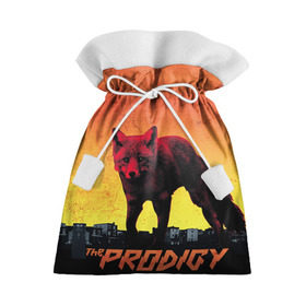 Подарочный 3D мешок с принтом The Prodigy в городе Новоалтайск, 100% полиэстер | Размер: 29*39 см | лиса