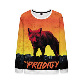 Мужской свитшот 3D с принтом The Prodigy в городе Новоалтайск, 100% полиэстер с мягким внутренним слоем | круглый вырез горловины, мягкая резинка на манжетах и поясе, свободная посадка по фигуре | лиса