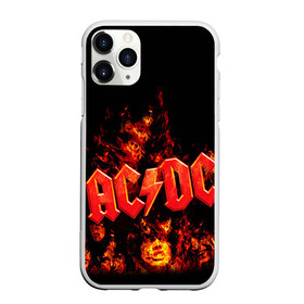 Чехол для iPhone 11 Pro матовый с принтом AC DC в городе Новоалтайск, Силикон |  | ac dc | acdc | rock | рок | эйсидиси