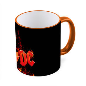 Кружка 3D с принтом AC/DC в городе Новоалтайск, керамика | ёмкость 330 мл | ac dc | acdc | rock | рок | эйсидиси