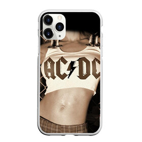 Чехол для iPhone 11 Pro матовый с принтом AC DC в городе Новоалтайск, Силикон |  | ac dc | acdc | rock | рок | эйсидиси