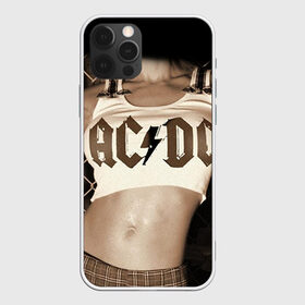 Чехол для iPhone 12 Pro Max с принтом AC DC в городе Новоалтайск, Силикон |  | ac dc | acdc | rock | рок | эйсидиси