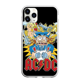 Чехол для iPhone 11 Pro матовый с принтом AC DC в городе Новоалтайск, Силикон |  | ac dc | acdc | rock | рок | эйсидиси