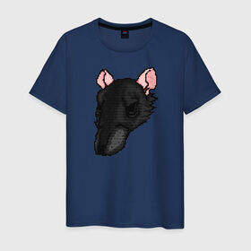 Мужская футболка хлопок с принтом Ritcher в городе Новоалтайск, 100% хлопок | прямой крой, круглый вырез горловины, длина до линии бедер, слегка спущенное плечо. | hotline miami