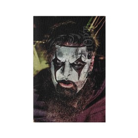 Обложка для паспорта матовая кожа с принтом Slipknot в городе Новоалтайск, натуральная матовая кожа | размер 19,3 х 13,7 см; прозрачные пластиковые крепления | slipknot | металл | рок | слипкнот | слипнот