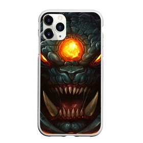 Чехол для iPhone 11 Pro матовый с принтом Рошан в городе Новоалтайск, Силикон |  | Тематика изображения на принте: dota 2 | roshan | демон | дота 2 | игры | клыки | рош | рошан