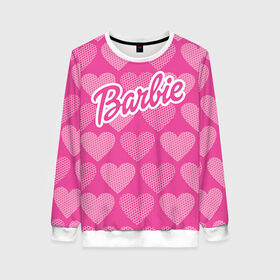 Женский свитшот 3D с принтом Barbie в городе Новоалтайск, 100% полиэстер с мягким внутренним слоем | круглый вырез горловины, мягкая резинка на манжетах и поясе, свободная посадка по фигуре | Тематика изображения на принте: barbie | барби | кукла