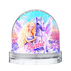 Снежный шар с принтом Barbie в городе Новоалтайск, Пластик | Изображение внутри шара печатается на глянцевой фотобумаге с двух сторон | barbie | барби | кукла