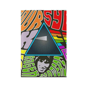 Обложка для паспорта матовая кожа с принтом Pink Floyd в городе Новоалтайск, натуральная матовая кожа | размер 19,3 х 13,7 см; прозрачные пластиковые крепления | pink floyd | rock | рок