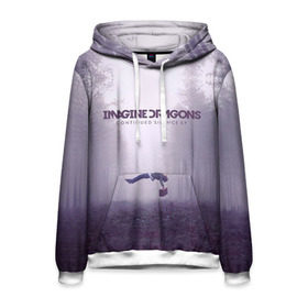 Мужская толстовка 3D с принтом Imagine Dragons в городе Новоалтайск, 100% полиэстер | двухслойный капюшон со шнурком для регулировки, мягкие манжеты на рукавах и по низу толстовки, спереди карман-кенгуру с мягким внутренним слоем. | imagine dragons