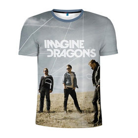 Мужская футболка 3D спортивная с принтом Imagine Dragons в городе Новоалтайск, 100% полиэстер с улучшенными характеристиками | приталенный силуэт, круглая горловина, широкие плечи, сужается к линии бедра | imagine dragons