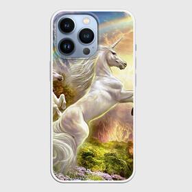 Чехол для iPhone 13 Pro с принтом Единороги в городе Новоалтайск,  |  | Тематика изображения на принте: бабочка