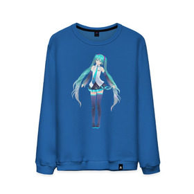 Мужской свитшот хлопок с принтом Hatsune Miku в городе Новоалтайск, 100% хлопок |  | Тематика изображения на принте: anime | hatsune | miku | аниме | мику | хатсуне