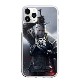 Чехол для iPhone 11 Pro матовый с принтом Геральт в городе Новоалтайск, Силикон |  | ведьмак