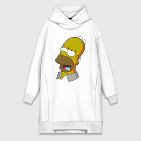 Платье-худи хлопок с принтом Simpsons в городе Новоалтайск,  |  | simpsons donut brain симпсон гомер homer