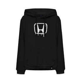 Мужская толстовка хлопок с принтом Honda в городе Новоалтайск, френч-терри, мягкий теплый начес внутри (100% хлопок) | карман-кенгуру, эластичные манжеты и нижняя кромка, капюшон с подкладом и шнурком | Тематика изображения на принте: honda хонда