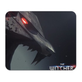 Коврик прямоугольный с принтом The Witcher 3 WH в городе Новоалтайск, натуральный каучук | размер 230 х 185 мм; запечатка лицевой стороны | 