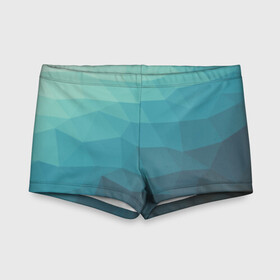 Детские купальные плавки 3D с принтом Геометрия в городе Новоалтайск, Полиэстер 85%, Спандекс 15% | Слитный крой, подклад по переду изделия, узкие бретели | Тематика изображения на принте: текстура | фигура | фон