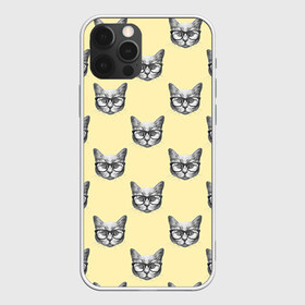 Чехол для iPhone 12 Pro Max с принтом Котик в городе Новоалтайск, Силикон |  | киса | котик | кошка | очки