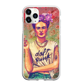 Чехол для iPhone 11 Pro Max матовый с принтом Фрида в городе Новоалтайск, Силикон |  | Тематика изображения на принте: девушка | искусство | кало | фрида | цветы
