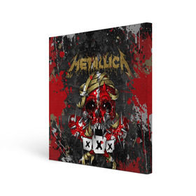 Холст квадратный с принтом METALLICA в городе Новоалтайск, 100% ПВХ |  | metallica | rock | металлика | рок