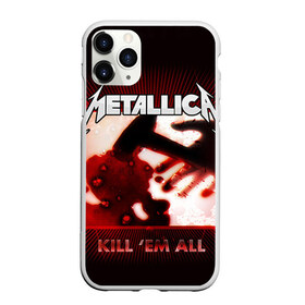 Чехол для iPhone 11 Pro матовый с принтом METALLICA в городе Новоалтайск, Силикон |  | metallica | rock | металлика | рок