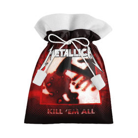 Подарочный 3D мешок с принтом METALLICA в городе Новоалтайск, 100% полиэстер | Размер: 29*39 см | metallica | rock | металлика | рок