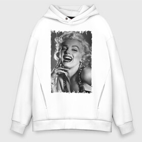 Мужское худи Oversize хлопок с принтом Marilyn Monroe в городе Новоалтайск, френч-терри — 70% хлопок, 30% полиэстер. Мягкий теплый начес внутри —100% хлопок | боковые карманы, эластичные манжеты и нижняя кромка, капюшон на магнитной кнопке | Тематика изображения на принте: marilyn monroe | актриса | мэрилин монро | певица