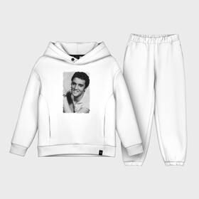 Детский костюм хлопок Oversize с принтом Элвис Пресли в городе Новоалтайск,  |  | elvis presley | король | рок н ролл | элвис пресли