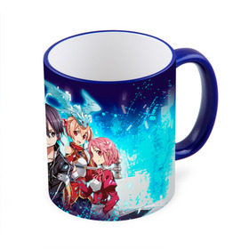 Кружка 3D с принтом Sword Art Online в городе Новоалтайск, керамика | ёмкость 330 мл | sao | sword art online | асуна | игра | кирито | меч онлайн | сворд арт | сворд арт онлайн