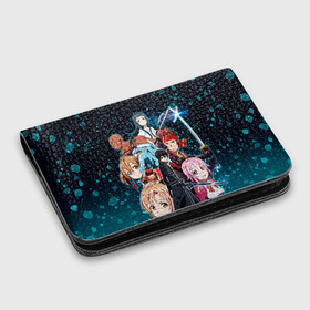 Картхолдер с принтом с принтом Sword Art Online в городе Новоалтайск, натуральная матовая кожа | размер 7,3 х 10 см; кардхолдер имеет 4 кармана для карт; | sao | sword art online | асуна | игра | кирито | меч онлайн | сворд арт | сворд арт онлайн