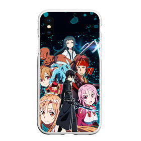 Чехол для iPhone XS Max матовый с принтом Sword Art Online в городе Новоалтайск, Силикон | Область печати: задняя сторона чехла, без боковых панелей | sao | sword art online | асуна | игра | кирито | меч онлайн | сворд арт | сворд арт онлайн