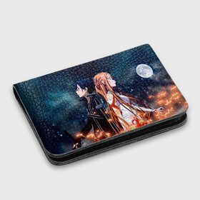 Картхолдер с принтом с принтом Sword Art Online в городе Новоалтайск, натуральная матовая кожа | размер 7,3 х 10 см; кардхолдер имеет 4 кармана для карт; | sao | sword art online | асуна | игра | кирито | меч онлайн | сворд арт | сворд арт онлайн