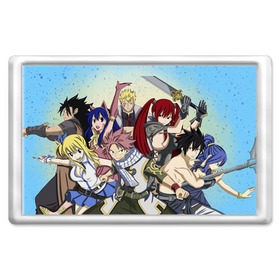 Магнит 45*70 с принтом Fairy tail в городе Новоалтайск, Пластик | Размер: 78*52 мм; Размер печати: 70*45 | anime | fairy tail | аниме | фейри тейл | хвост феи