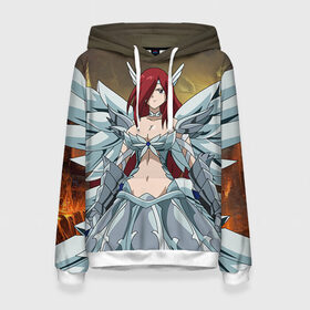 Женская толстовка 3D с принтом Fairy tail в городе Новоалтайск, 100% полиэстер  | двухслойный капюшон со шнурком для регулировки, мягкие манжеты на рукавах и по низу толстовки, спереди карман-кенгуру с мягким внутренним слоем. | anime | fairy tail | аниме | фейри тейл | хвост феи