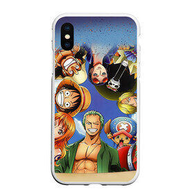Чехол для iPhone XS Max матовый с принтом One Piece в городе Новоалтайск, Силикон | Область печати: задняя сторона чехла, без боковых панелей | Тематика изображения на принте: anime | one piece | аниме | ван пис