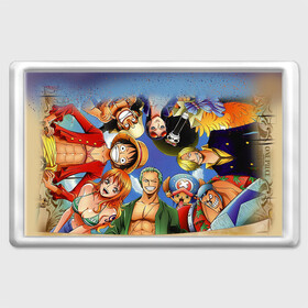 Магнит 45*70 с принтом One Piece в городе Новоалтайск, Пластик | Размер: 78*52 мм; Размер печати: 70*45 | Тематика изображения на принте: anime | one piece | аниме | ван пис