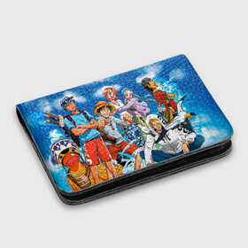 Картхолдер с принтом с принтом One Piece в городе Новоалтайск, натуральная матовая кожа | размер 7,3 х 10 см; кардхолдер имеет 4 кармана для карт; | Тематика изображения на принте: anime | one piece | аниме | ван пис