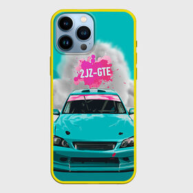Чехол для iPhone 13 Pro Max с принтом 2 JZ GTE в городе Новоалтайск,  |  | 2jz gte | altezza | drift | jdm | toyota | альтеза | гонка | ждм