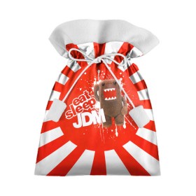 Подарочный 3D мешок с принтом Domo jdm в городе Новоалтайск, 100% полиэстер | Размер: 29*39 см | дрифт