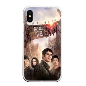 Чехол для iPhone XS Max матовый с принтом Бегущий в лабиринте в городе Новоалтайск, Силикон | Область печати: задняя сторона чехла, без боковых панелей | the maze runner | бегущий в лабиринте