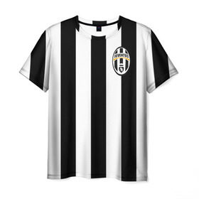 Мужская футболка 3D с принтом Juventus Vidal в городе Новоалтайск, 100% полиэфир | прямой крой, круглый вырез горловины, длина до линии бедер | football | juventus | vidal | фк | футбол | ювентус